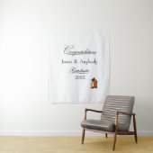 素朴な西部スタイルの卒業 タペストリー (インサイチュ)