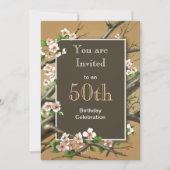 素朴な誕生会 招待状 (正面)