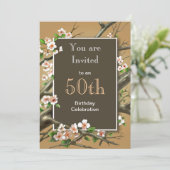 素朴な誕生会 招待状 (スタンド正面)