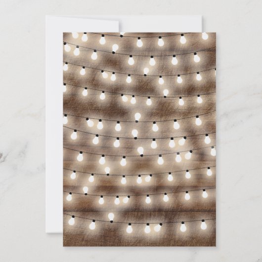 素朴な誕生日の招待 招待状 (裏面)