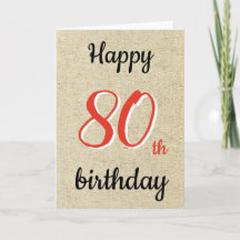 素朴な誕生日スクリプト 80歳の誕生日