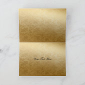 素朴な赤いregal'結婚s Thanks You サンキューカード (内部)