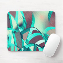 素朴な赤みがかったオレンジ色の上に青またはシアンのストリーク