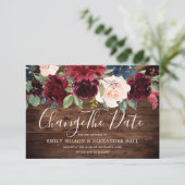 素朴な赤ワインバーガンディの花　日程変更 セーブザデート (スタンド正面)