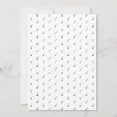 素朴な赤ワイン ローズ 水彩 50歳の誕生日 招待状 (裏面)