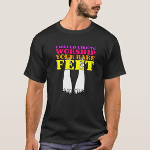 素朴な足を拝したい Tシャツ