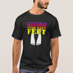 素朴な足を拝したい Tシャツ