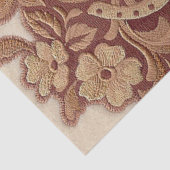 素朴な蹄鉄の女性のカーボーイの西欧諸国の花柄 薄葉紙 (詳細)