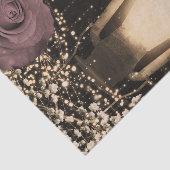 素朴な輝きのランタン - ダスティピンク - モーブローズ 薄葉紙 (詳細)