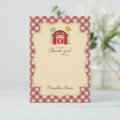 素朴な農場のサンキューカード サンキューカード (スタンド正面)