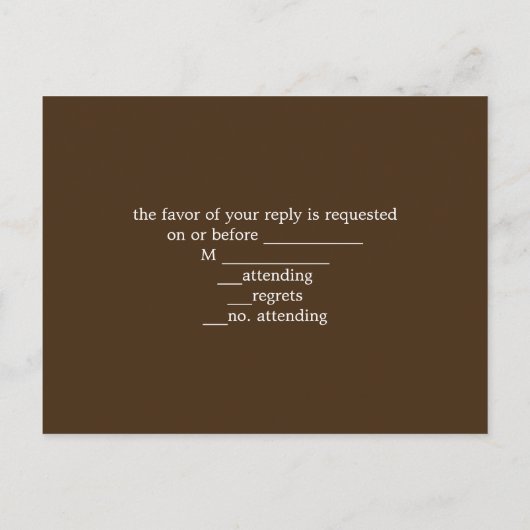 素朴な農場の古い納屋の田舎結婚工場 インビテーションポストカード (裏面)