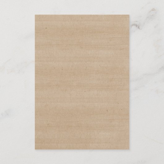 素朴な農場の結婚式はエンクロージャカードを詳しく述べます エンクロージャーカード (裏面)