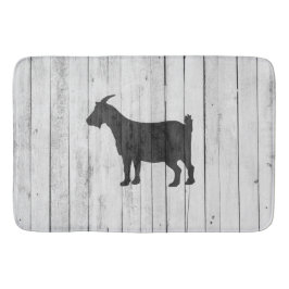 素朴な農家のヤギ木パネル バスマット