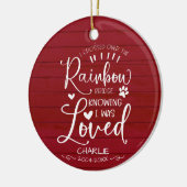 素朴な農家の猫または犬のペット追悼記念品 セラミックオーナメント (左)