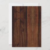 素朴な退職パーティーの招待状 招待状 (裏面)