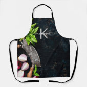 素朴な野菜ハーブ エプロン (正面)