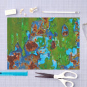 素朴な金属の皮のペンキのヴィンテージのグランジな質 薄葉紙 (クラフト)