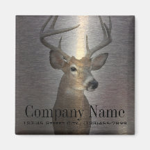 素朴な金属の西カントリーの鹿建築