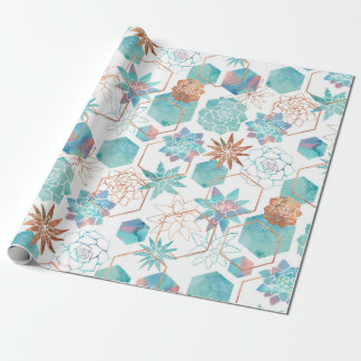 素朴な銅砂漠 ラッピングペーパー