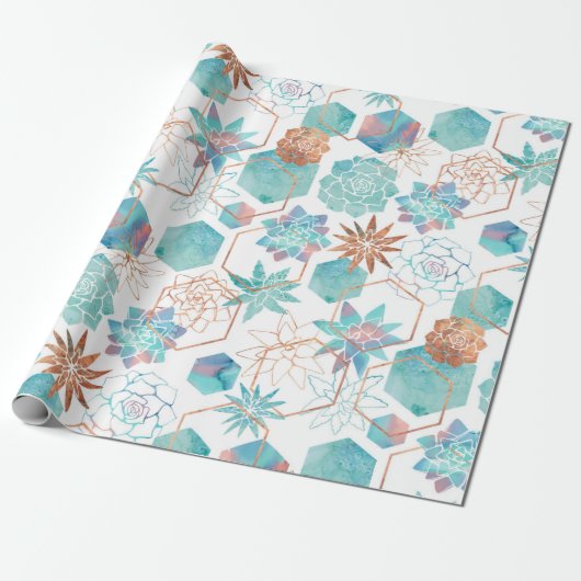 素朴な銅砂漠 ラッピングペーパー (アンロールド)