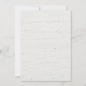 素朴な錨の結婚式招待状 / ネイビー 招待状 (裏面)