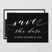 素朴な鍛冶屋のカリグラフィー 保存日 ポストカード (正面/裏面)