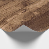 素朴な開拓された納屋木農家 ラッピングペーパー (角)