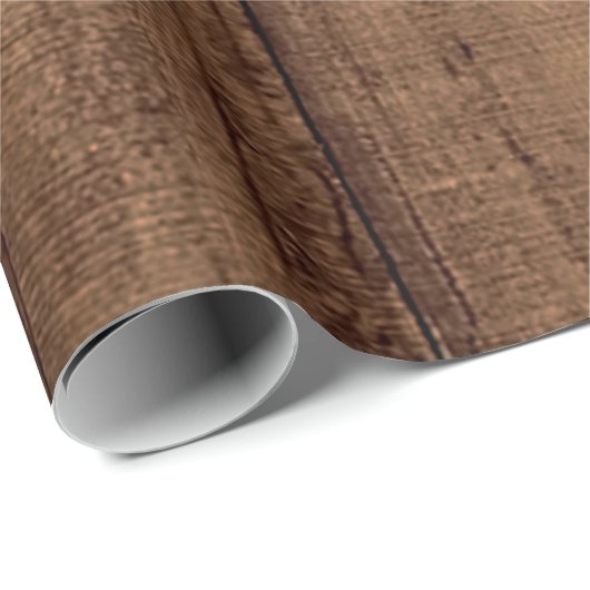 素朴な開拓された納屋木農家 ラッピングペーパー (ロールコーナー)