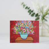 素朴な開花 ポストカード (スタンド正面)