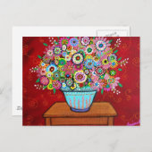 素朴な開花 ポストカード (正面/裏面)