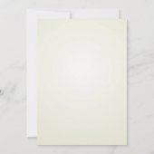 素朴な青と黄色のメイソンジャー ブライダルシャワー 招待状 (裏面)