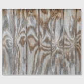 素朴な風化木材デザイン ラッピングペーパー (フラット)