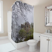 素朴な風車 シャワーカーテン (インサイチュ)