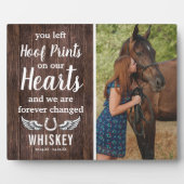 素朴な馬の記念碑 | 写真の思い出 フォトプラーク (正面)