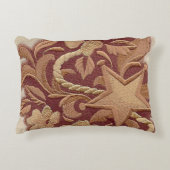 素朴な馬蹄型カウボーイ西カントリーフローラ アクセントクッション (正面)