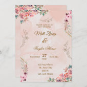 素朴な魅力結婚式招待状 シーズンカード (正面/裏面)