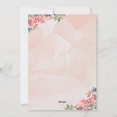 素朴な魅力結婚式招待状 シーズンカード (裏面)