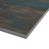 素朴な鶏(ティール（緑がかった色）) カッティングボード (角)