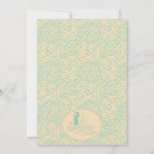 素朴な鹿の角 ウェディング ウィークエンド予定カード 招待状 (裏面)