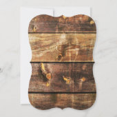 素朴な鹿の退職のお誘い 招待状 (裏面)