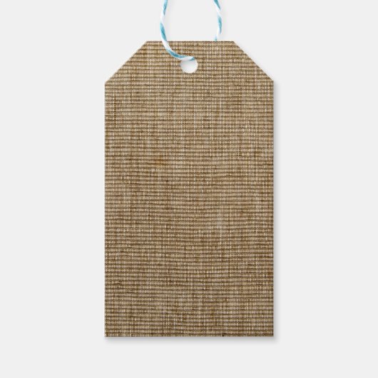 素朴な麻の葉模様のギフタグ – 麻 ギフトタグ (正面)