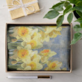 素朴な黄色い春のラッパスイセン 薄葉紙 (ギフト)