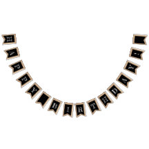 素朴な黒板の旗のカスタムのハッピーバースデー