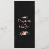 素朴な黒板メニュー メニュー (裏面)