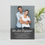 素朴な黒板 | 結婚報告パーティー招待状 招待状 (スタンド正面)