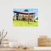 素朴な100歳の納屋のポスター ポスター (キッチン)