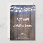 素朴な《写真》ぼけ味ライト国木私はBBQのシャワーをします 招待状 (正面)