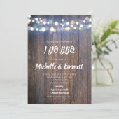 素朴な《写真》ぼけ味ライト国木私はBBQのシャワーをします 招待状 (スタンド正面)