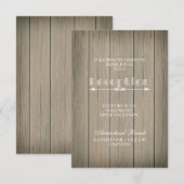 素朴な whimsy 受付カード エンクロージャーカード (正面/裏面)