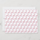 素朴なHYGGEスタイルのウェディングシャワーまたはあらゆるイベントのためのクラフト 招待状 (裏面)